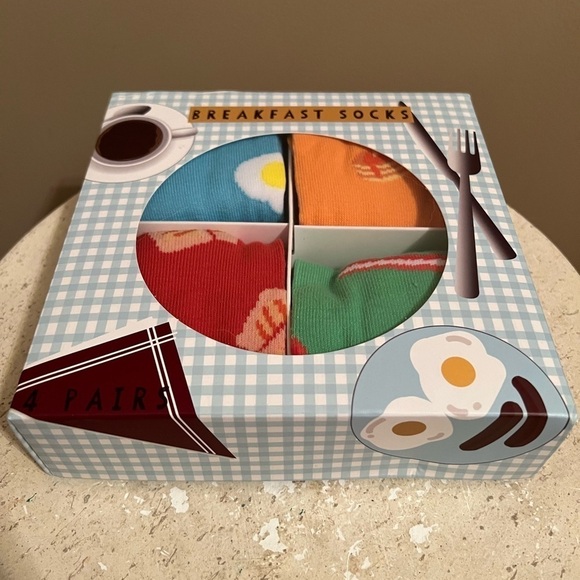 Breakfast Sock Novelty Gift Set - Picture 3 of 4